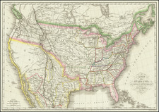 United States Map By Pierre  Alexandre Tardieu