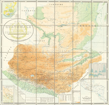 Central America Map By Claudio Urratia