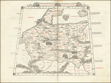 Quarta Europae Tabula By Bernardus Sylvanus
