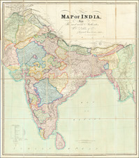 India Map By William H. Allen & Co.