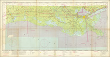Louisiana, Mississippi and Texas Map By U.S. Coast & Geodetic Survey