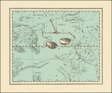 Hydra (Stars heightened in gold) - Barry Lawrence Ruderman Antique Maps ...