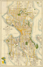 Washington Map By Kroll Map Company