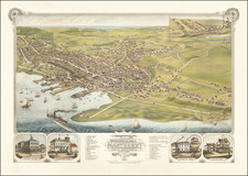 Massachusetts Map By J.J. Stoner