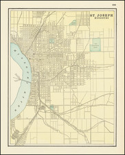 Missouri Map By George F. Cram