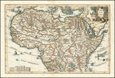 Africa, North Africa and West Africa Map By Heinrich Scherer