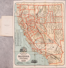 California Map By Schmidt Label & Litho. Co.