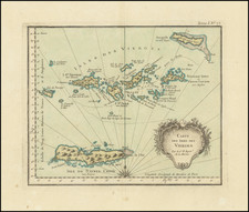 Virgin Islands Map By Jacques Nicolas Bellin