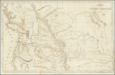 Rocky Mountains, Oregon and Washington Map By Samuel Parker