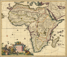 Africa Map By Carel Allard