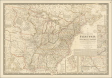 United States Map By Adrien-Hubert Brué