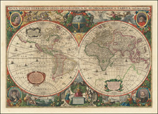 World Map By Henricus Hondius