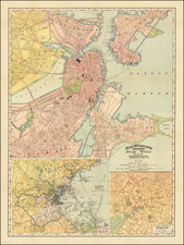 Boston Map By Rand McNally & Company