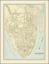 South Carolina Map By George F. Cram