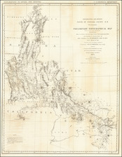 Nevada and California Map By George M. Wheeler / Louis Nell