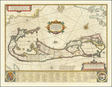 Bermuda Map By Henricus Hondius