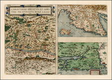 Hungary, Balkans and Italy Map By Abraham Ortelius