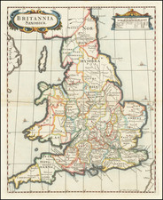 England Map By Robert Morden