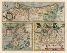 Europe, Poland, Romania, Baltic Countries and Germany Map By Abraham Ortelius