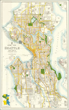 Washington Map By Kroll Map Company