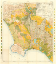 California, Los Angeles and Geological Map By U.S. Department of Agriculture