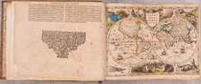 Atlases Map By Jodocus Hondius  &   Gerard Mercator