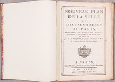 Paris and Île-de-France and Atlases Map By Jean-Baptiste Michel Renou de Chauvigné dit Jaillot