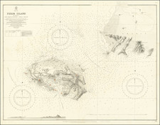 (Red Sea) Perim Island (or Meyún) and Bab-El-Mandeb Small Strait Surveyed by Lieutt. F.J. Gray, R.N., and the Officers of H.M.S. Nassau, 1874... By British Admiralty