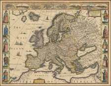 Europe and Europe Map By John Speed