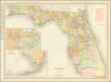 Florida Map By Rand McNally & Company