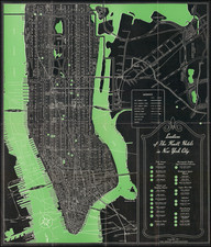New York City Map By The Knott Corporation