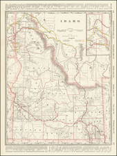 Idaho Map By George F. Cram