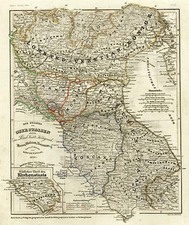 Europe and Italy Map By Joseph Meyer