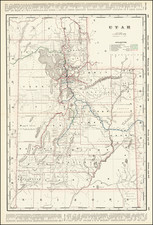 Utah and Utah Map By Rand McNally & Company