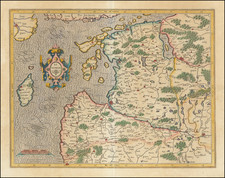 Baltic Countries Map By  Gerard Mercator