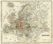 Europe and Europe Map By Joseph Meyer