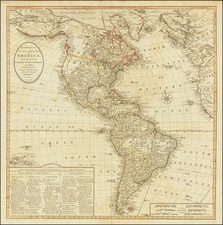 America Map By Carington Bowles  &  Jonathan Carver