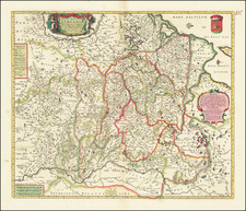 Poland and Baltic Countries Map By Frederick De Wit