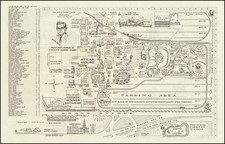 Pictorial Maps, California and Other California Cities Map By Anonymous