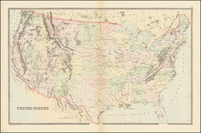 United States Map By William Bradley & Bros.