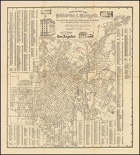 Los Angeles Map By Henry Rueger