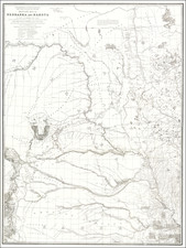 Midwest, Plains, Kansas, Nebraska, North Dakota, South Dakota, Colorado, Montana and Wyoming Map By G.K. Warren