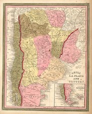 South America Map By Henry Schenk Tanner