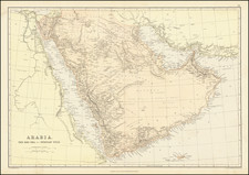 Middle East and Arabian Peninsula Map By Blackie & Son