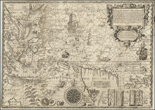 Southeast Asia, Philippines, Singapore, Indonesia, Malaysia, Thailand, Cambodia, Vietnam and Other Islands Map By Petrus Plancius / John Wolfe
