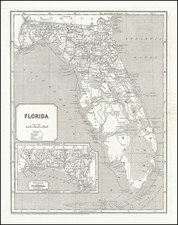 Florida Map By Sidney Morse  &  Samuel Breese