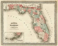 Southeast Map By Alvin Jewett Johnson