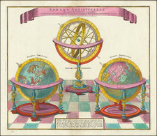 Celestial Maps Map By Matthaus Seutter