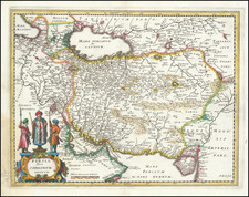 Persia & Iraq Map By Matthaus Merian