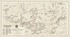 Minnesota Map By Duluth & Iron Range Railroad Co.